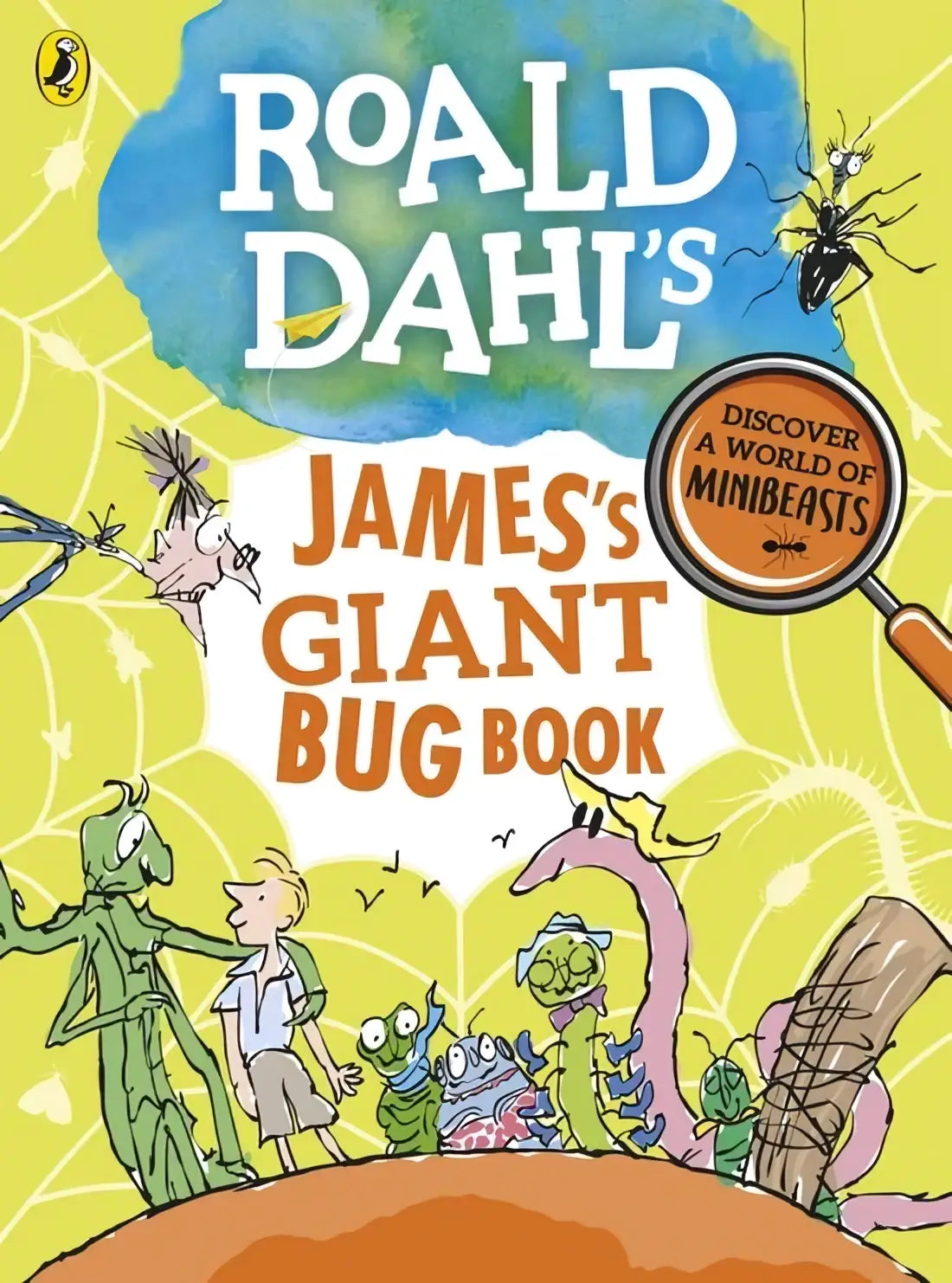 Roald dahl’s james’s giant bug book een kleurrijk reuzeninsectenboek met illustraties geïnspireerd op giant peach james en de reuzenperzik