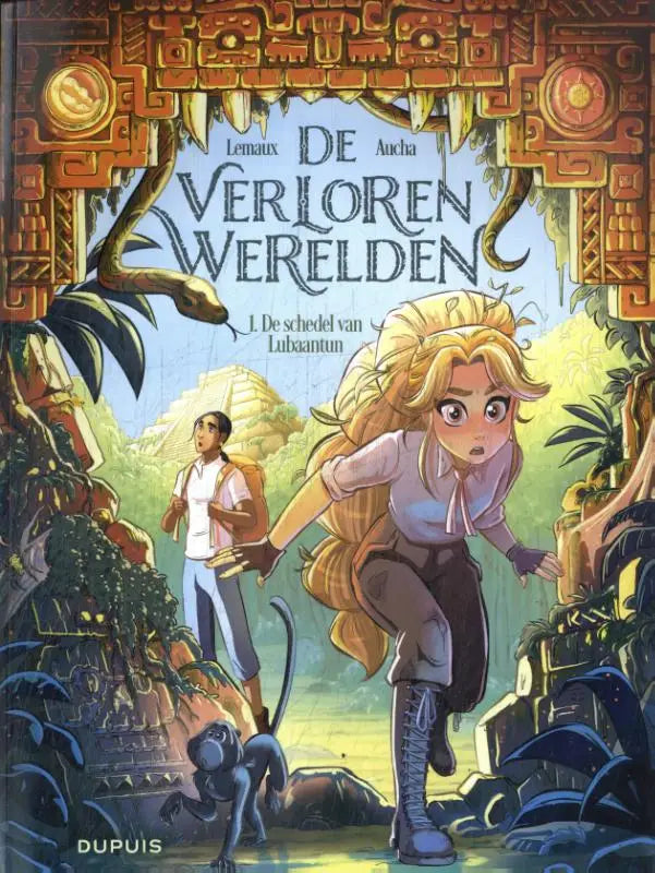 De cover van de nederlandstalige graphic novel de verloren werelden i in strips algemeen over verloren werelden