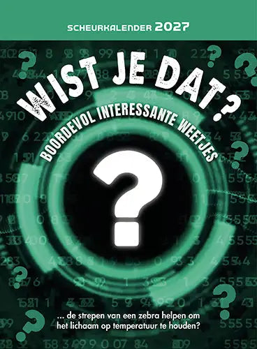 Scheurkalender 2027 Wist je dat? - Boordevol interessante weetjes