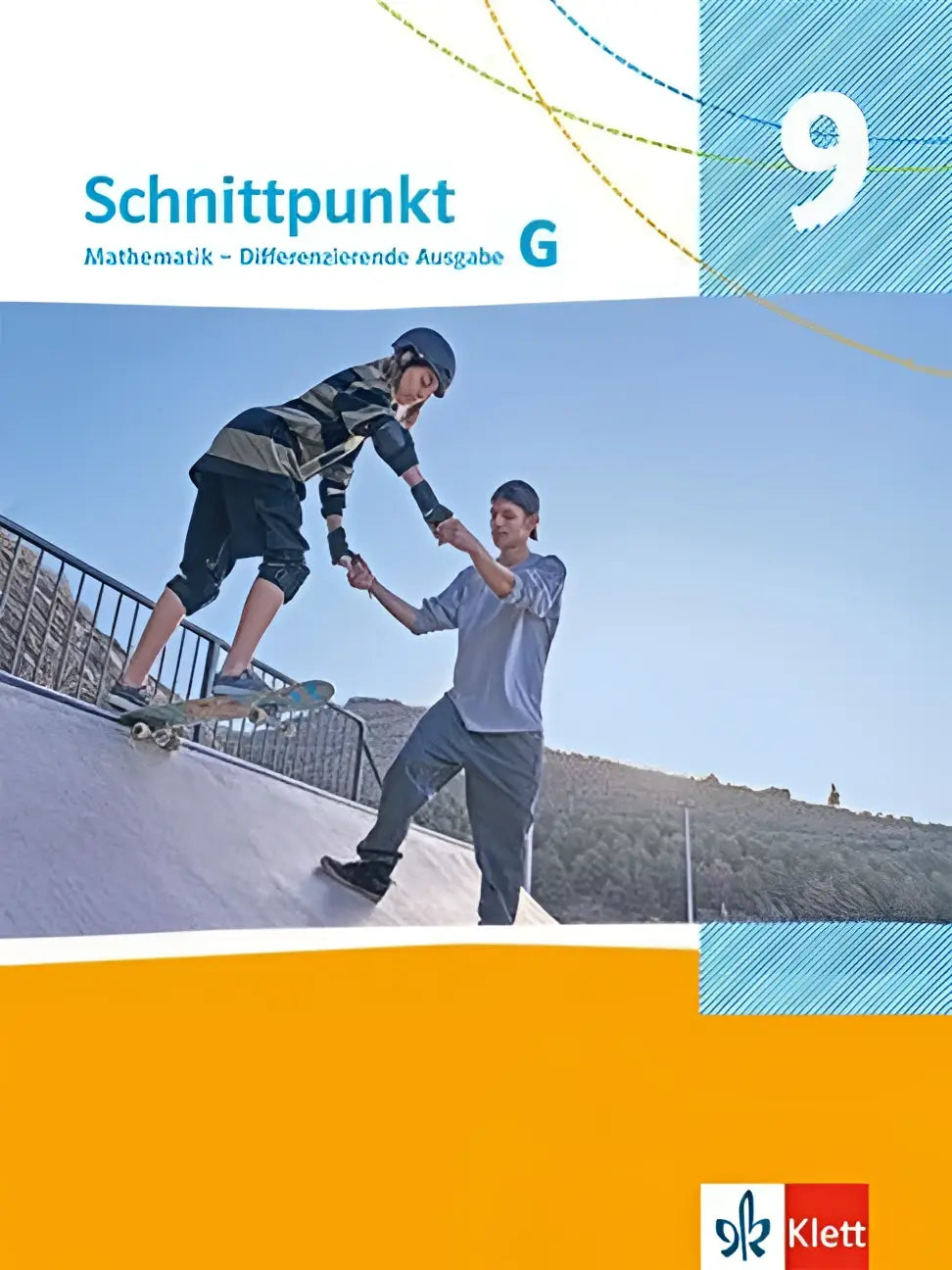 De cover van het klett schnittpunkt mathematik 9g schulbuch mit medien voor grade 9 grundkurs