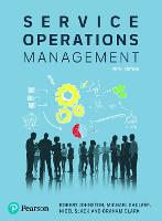 Boekcover Service Operations Management 5e editie Johnston e.a