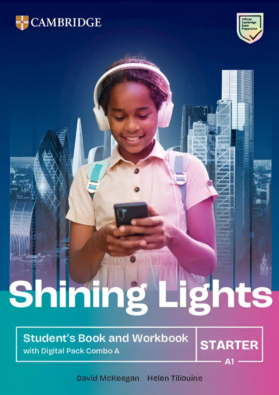 Shining lights starter student’s book and workbook with digital pack combo a - boek met licentie
