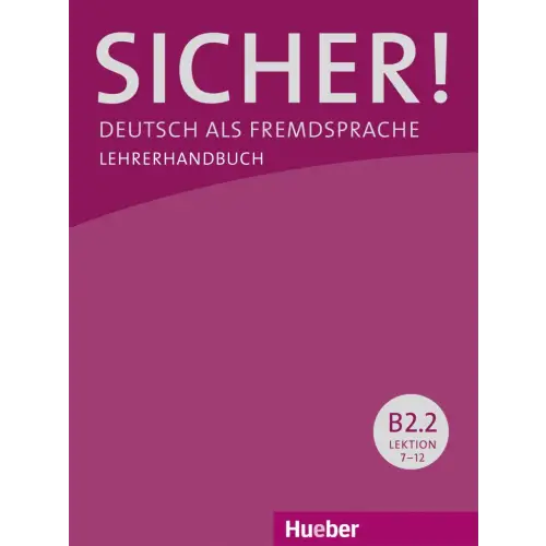 Sicher! B2/2 lehrerhandbuch - sicher! B2/2 lehrerhandbuch - boek