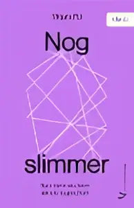 Minimalistisch geometrisch logo van het merk nog in zwart-wit voor de product nog slimmer gericht op vaardigheden hoger onderwijs