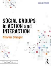 Hardcover tweede editie van social groups in action and interaction door charles stangor, gepubliceerd door psychology press
