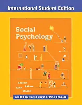 Oranje Social psychology textbook, zesde internationale editie, met diagrammen