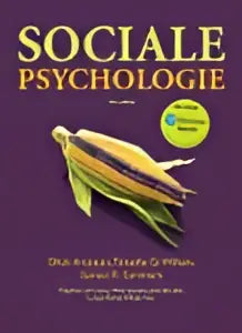 De boekcover van sociale psychologie 10e editie met mylab nl toegangscode toont een groene maïs met gele korrels