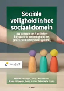 Poster sociale veiligheid in het sociaal domein met kleurrijke menselijke figuren door conny kaspers