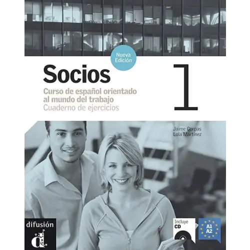 Socios - nueva edición 1 cuaderno de ejercicios + cd audio - socios - nueva edición 1 cuaderno de ejercicios + cd audio