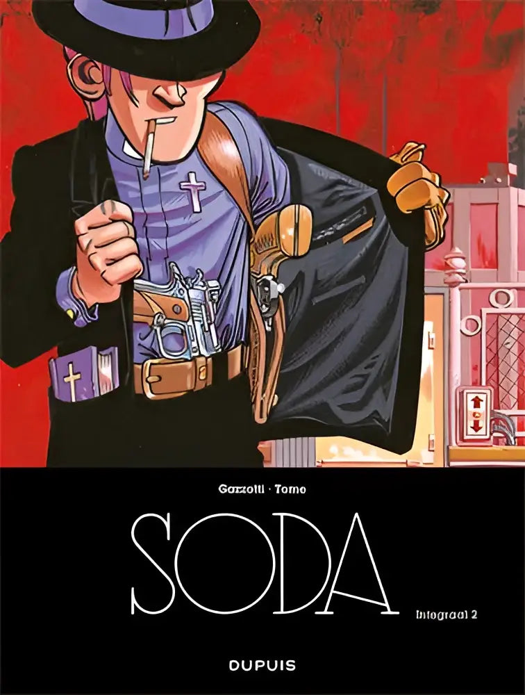 Cover van het comicboek soda door gazzotti, uitgegeven door dupuis in soda integraal 5-8 collectie