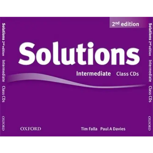 Solutions second edition - intermediate class audio-cd’s (3x) - solutions second edition - intermediate class