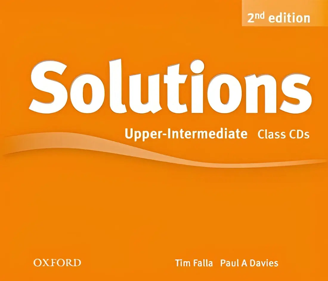 Solutions second edition - upper-intermediate class audio-cd’s (3x) - solutions second edition - upper-intermediate