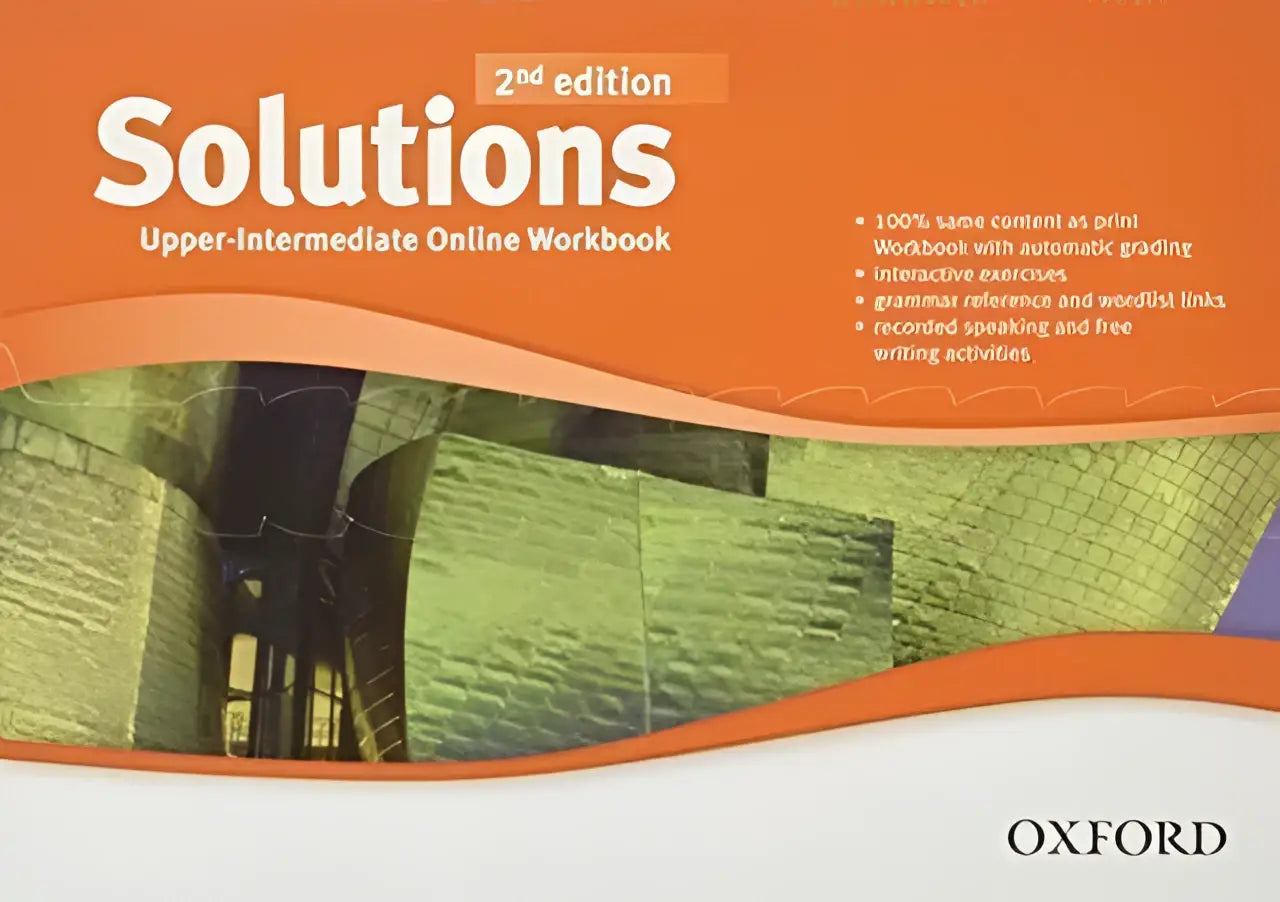 Solutions second edition - upper-intermediate online workbook access code card - solutions second edition