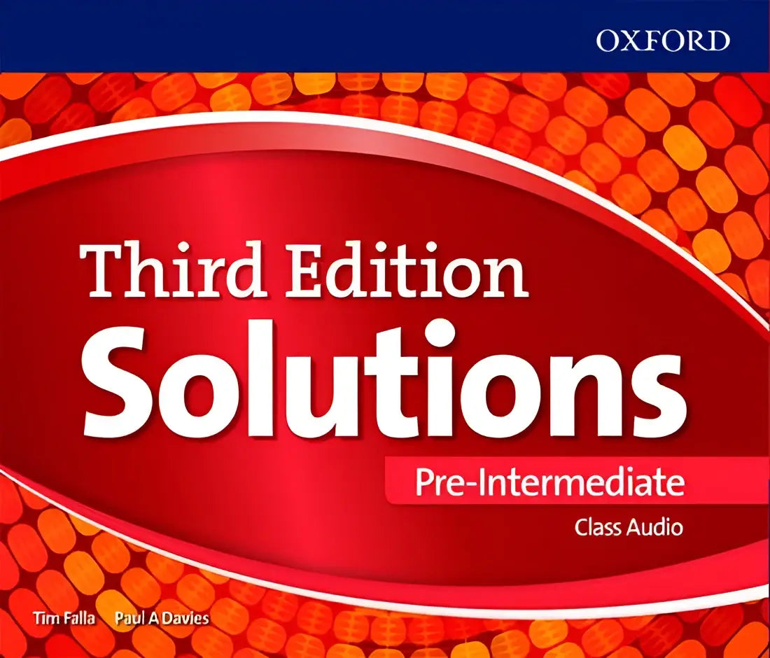 Solutions third edition - pre-intermediate class audio cd - solutions third edition - pre-intermediate class audio cd