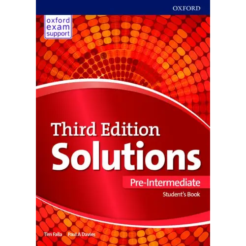 Solutions third edition - pre-intermediate student’s book + online practice pack - solutions third edition