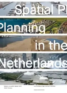 De achterkant van spatial planning in the netherlands toont horizontale strepen in grijs, beige en bruin, nai010 uitgevers
