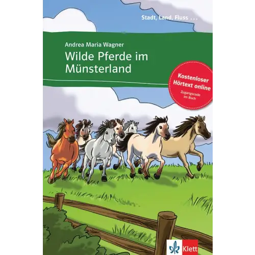 Stadt land fluss.. Wilde pferde im münsterland (a2) buch + access online hörtext - stadt, land, fluss... - wilde pferde