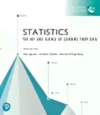 De omslag van de vijfde editie van het leerboek statistics the art and science of learning from data door agresti en anderen