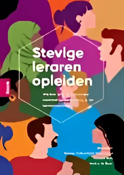 De illustratie toont een diverse groep mensen in kleurrijke kleding voor stevige leraren opleiden