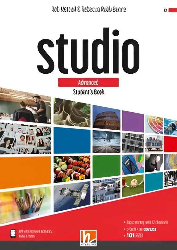 Studio Advanced Student’s Book + e-zone door Rob McCaffrey en Rebecca Robb Benne