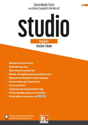 Studio beginner teacher's book + e-zone