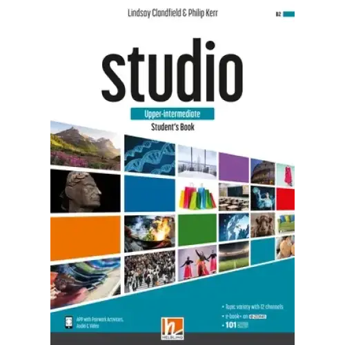 Studio upper-intermediate students book Lindsay Clonfield Philip Kerr kleurrijke cover