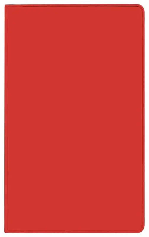 Taschenkalender Modus geheftet PVC rot 2027 - Terminplaner mit 2-Wochenkalendarium. Wiederverwendbarer Buchkalender 1 Woche 1 Seite. 8,7 x 15,3 cm