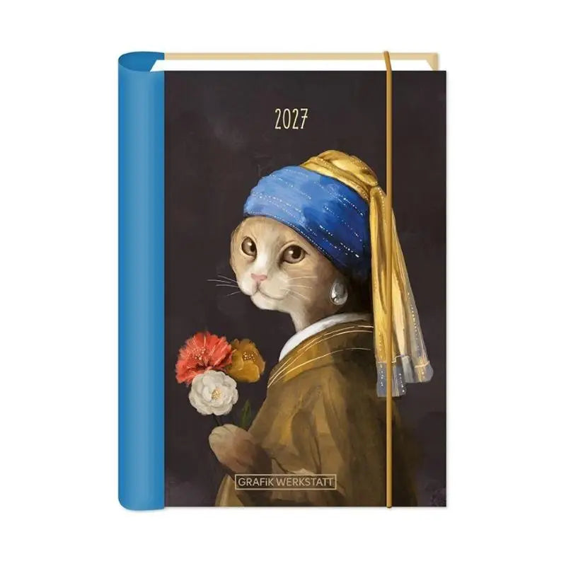 Terminplaner 2027 Tierisch kunstvoll - Terminplaner Hardcover