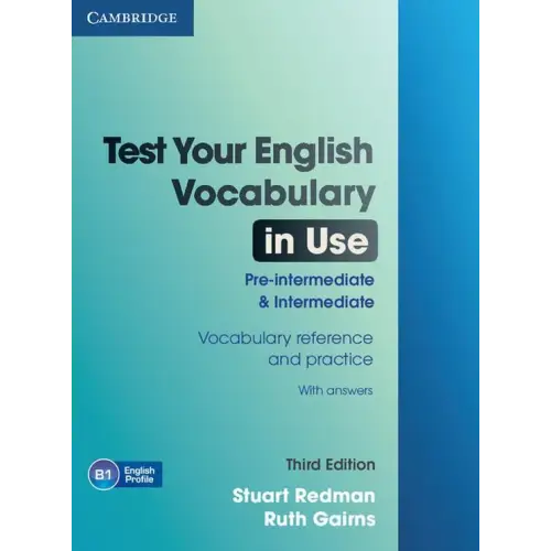 Test your english vocabulary in use - pre-intermediate / intermediate book + answers - test your english vocabulary