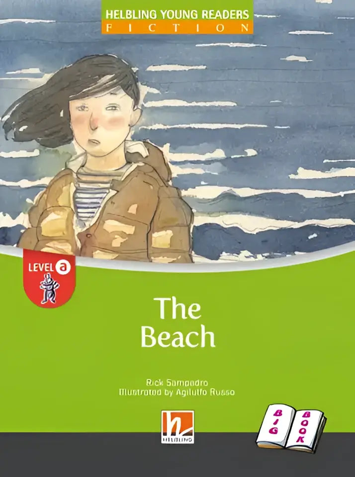 Omslag The Beach Big Book, Helbling Young Readers, meisje op strand