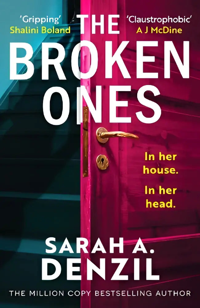 The broken ones boekomslag door sarah a met donkere achtergrond en centraal hoofdbeeld voor literaire lezers