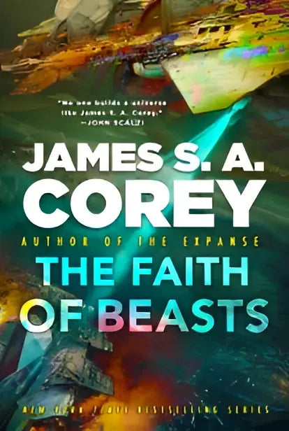 De faith of beasts door james s boek twee van the captive’s war met een opvallende cover voor fans van captive’s war