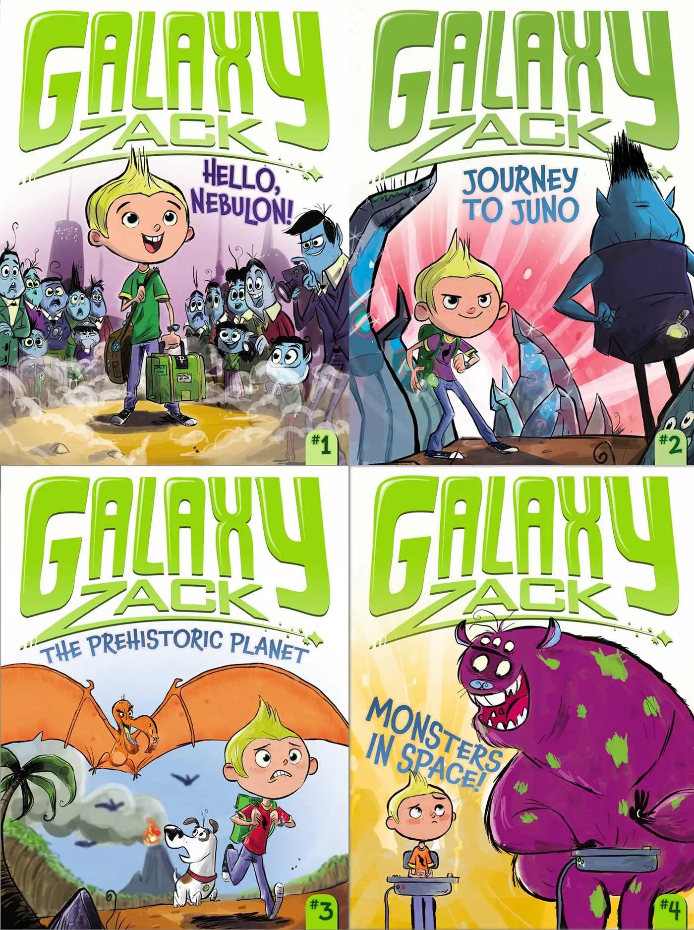 The Galaxy Zack Collected Set - A Stellar Four-Book Collection: Hello, Nebulon!; J