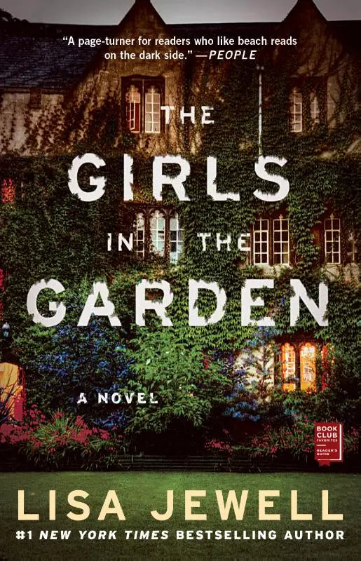 The Girls in the Garden - a novel with a dark atmospheric cover showing an ivy-covered house at dusk