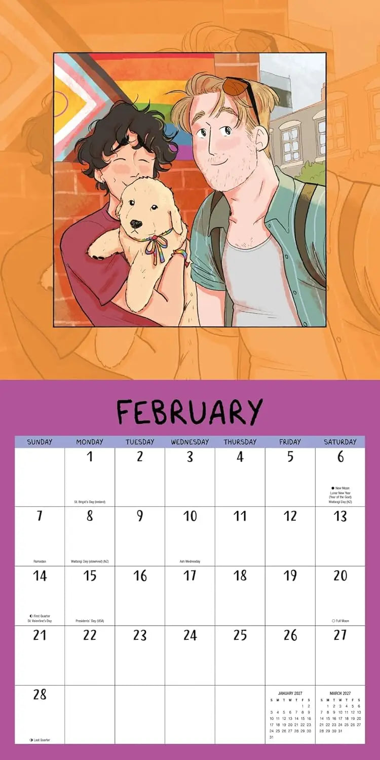 The Heartstopper 2027 Planner van Alice Oseman, Engelstalige spiral bound planner met bonusstickers 2