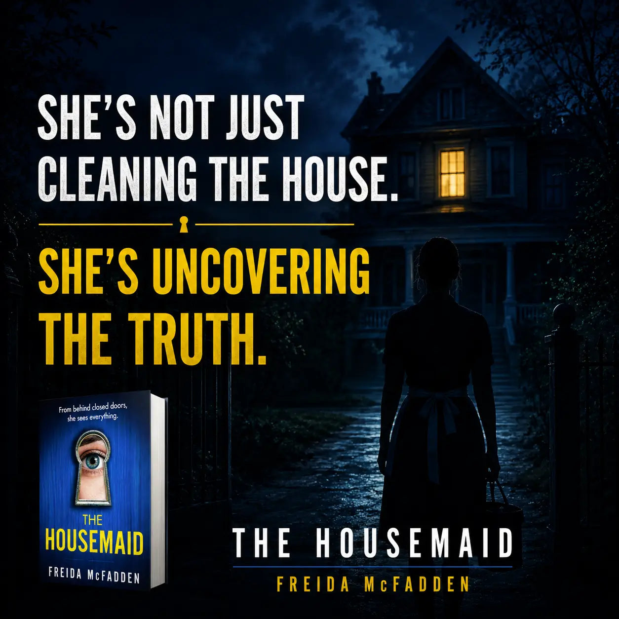The Housemaid domestic suspense thriller van Freida McFadden over geheimen achter gesloten deuren