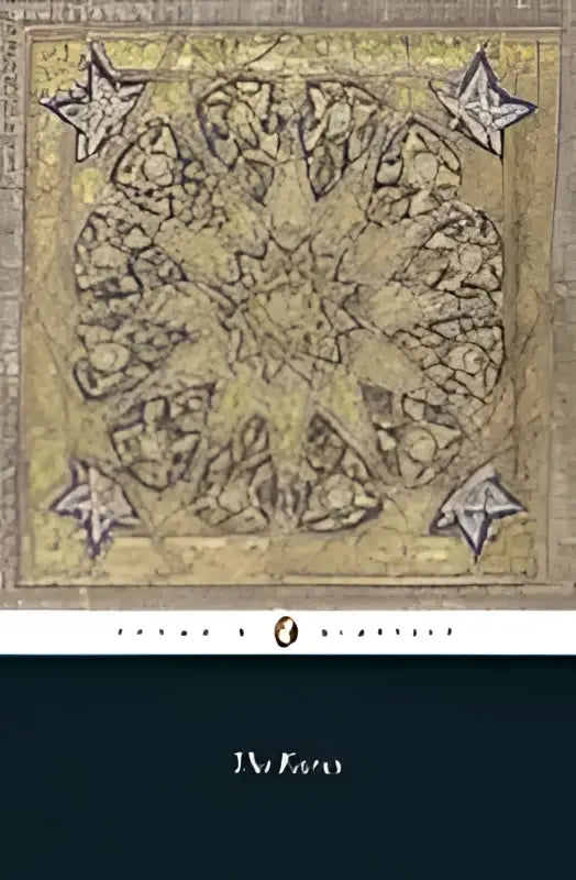 The knaves klassieke penguin books editie met goud gegraveerde ornamenten op zwart rug voor the koran
