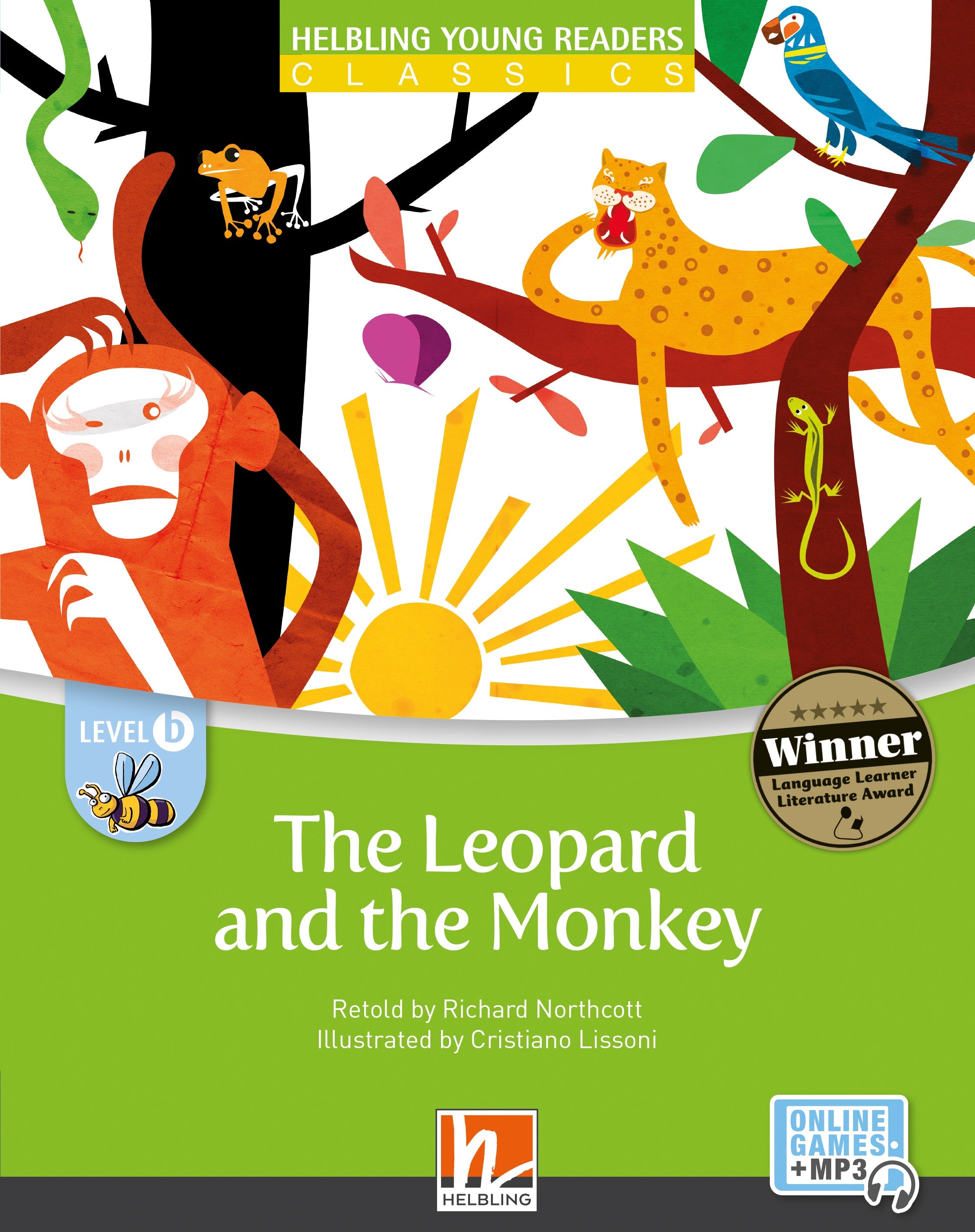 The leopard and the monkey - the leopard and the monkey - engelstalig leermiddel