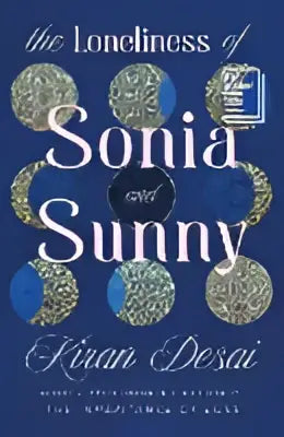 Boekomslag De eenzaamheid van Sonia en Sunny door Arun Dasai, blauwzilveren cirkels
