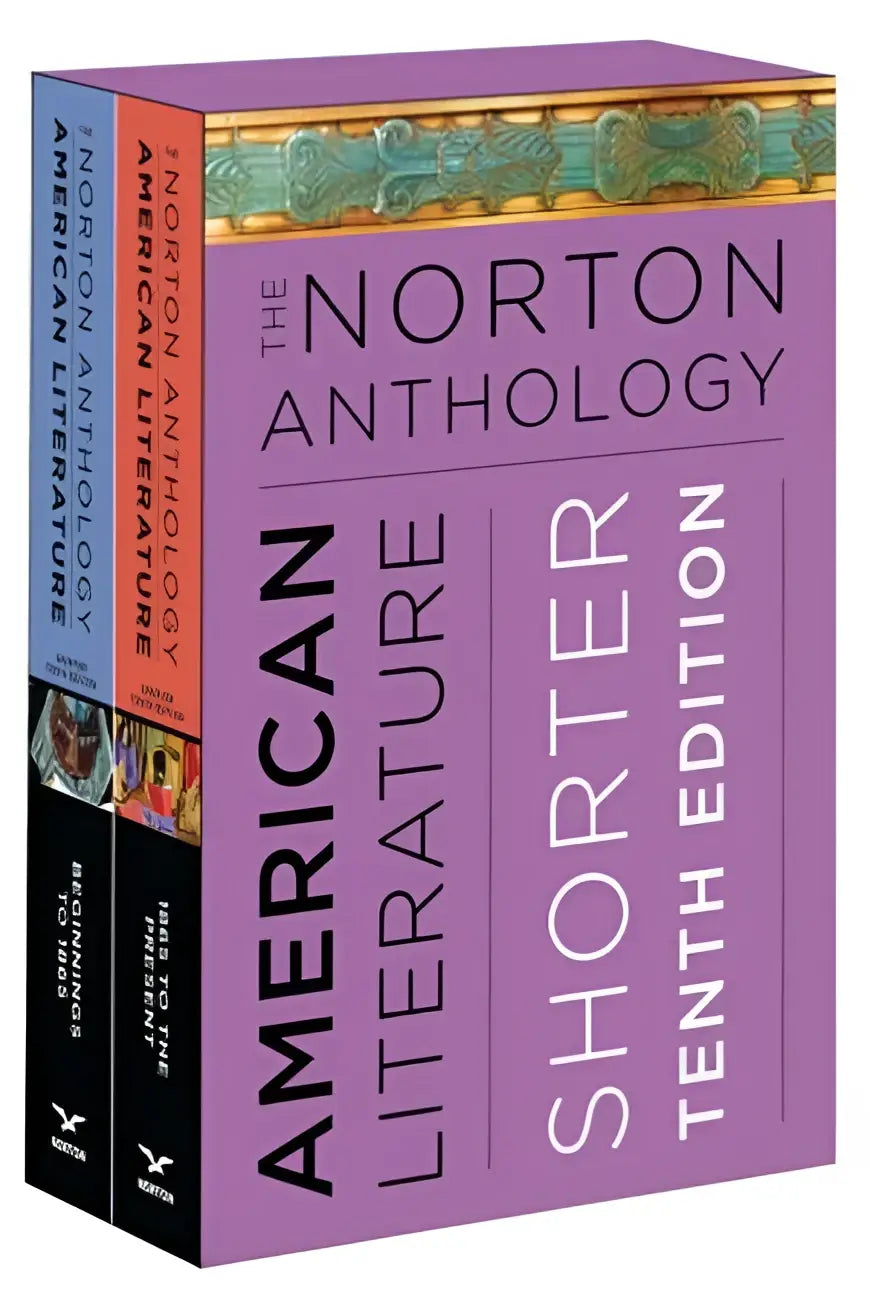 The purple hardcover box set of the norton anthology of american literature with gold and teal trim supports today’s teaching challenges