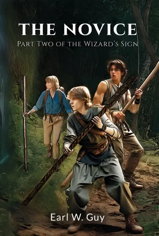 De novice deel twee van the wizards sign door earl w is een fantasyboek met kleurrijke omslagillustratie van een tovenaar