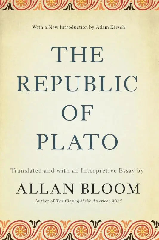 Boek the republic of plato met allan blooms interpretieve essay en beschikbare engelstalige vertaling