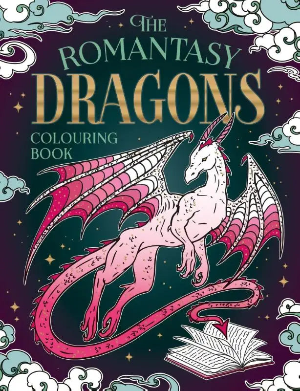The Romantasy Dragons Colouring Book - A Fantastical Journey of Colour and Creativity