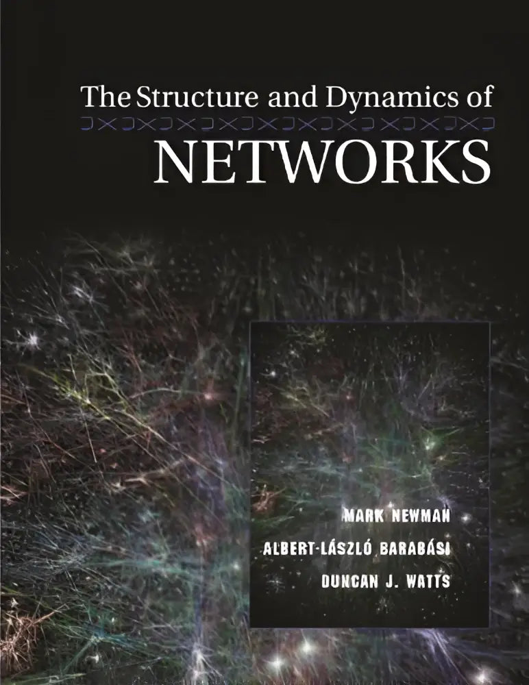Black hardcover book the structure and dynamics of networks by mark newman albert-lászló barabási and duncan j