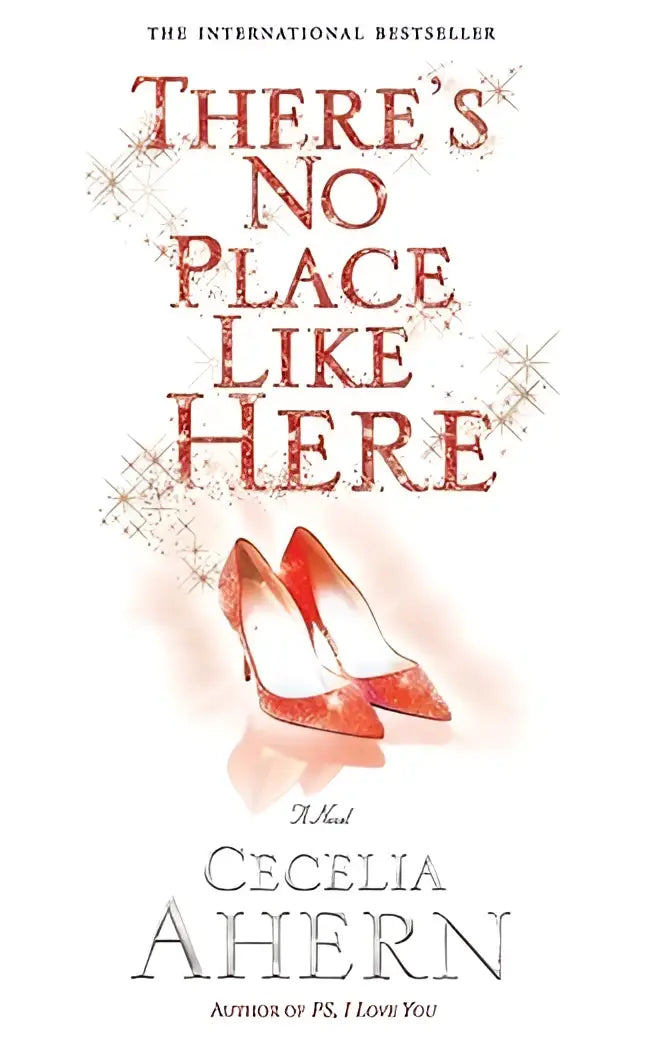 Rode lakleren hoge hakken met fonkelende details op de neus uit de collectie theres no place like here