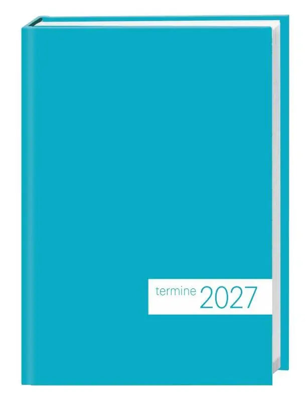 times&more Petrol Kalenderbuch 2027 - Bunter Buch-Kalender mit flexiblem Umschlag. Handlicher Wochenplaner. Taschenkalender 2027 zum Planen von Terminen.