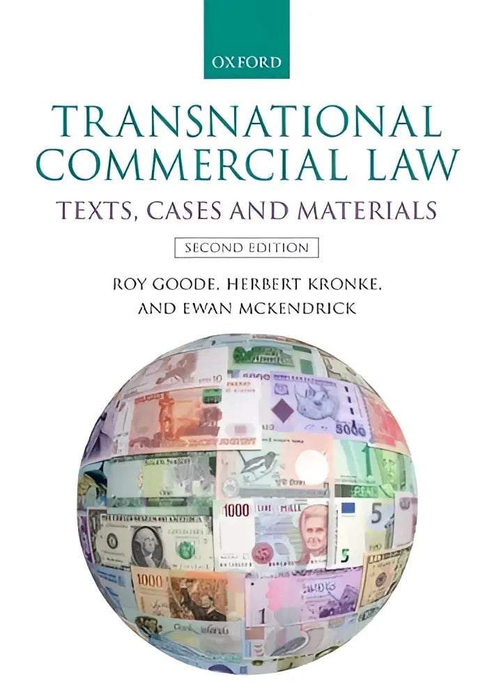 Oxford university press hardcover textbook transnational commercial law texts cases and materials second edition cover view