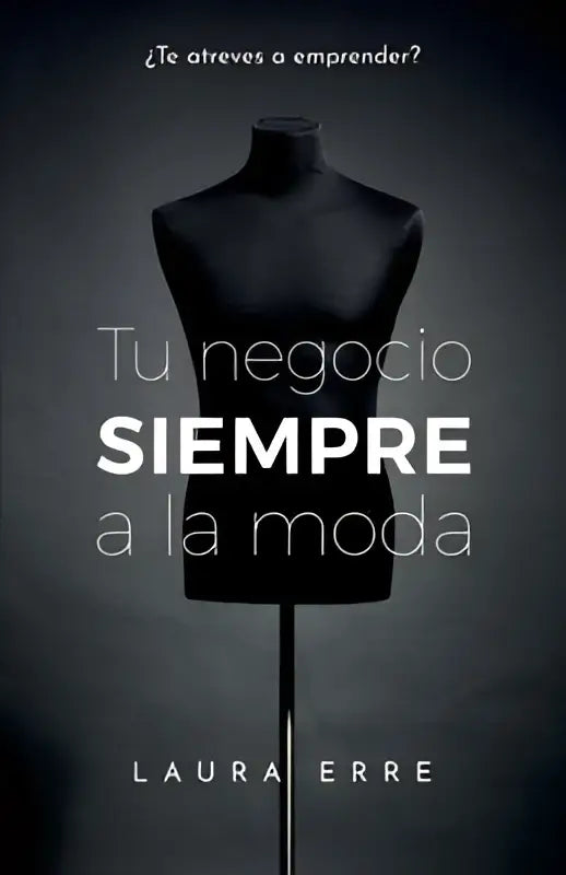 Zwarte mannequin torso met matte afwerking voor laura espinosa tu negocio siempre a la moda campagne