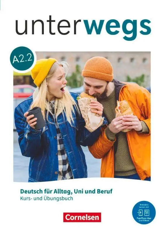 Unterwegs a2.2 deutsch für alltag uni und beruf kurs- und übungsbuch von cornelsen niveau a1-b1 binnen dezelfde reeks