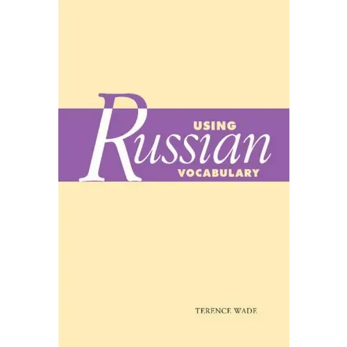 Using russian vocabulary - using russian vocabulary - boek